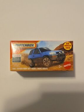 Matchbox Match 1997 Toyota RAV4 Off Road Toy - Blue